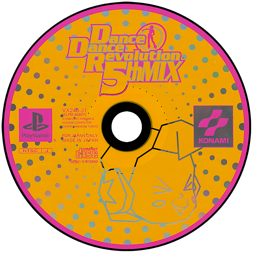 Dance Dance Revolution 5th Mix media 5 for Playstation